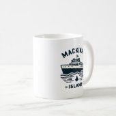Insel Mackinac 1817 Urlaub Michigan Kaffeetasse (VorderseiteRechts)