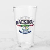 Insel Mackinac Die Anfänge Glas (Rückseite)