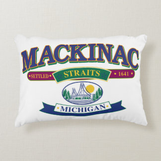 Insel Mackinac Die Meerenge Dekokissen