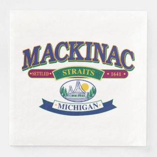 Insel Mackinac Die Meerenge Serviette