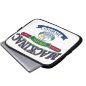 Insel Mackinac Laptopschutzhülle (Vorne Knopf)