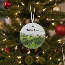Insel Mackinac Ornament Aus Glas