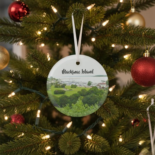 Insel Mackinac Ornament Aus Glas