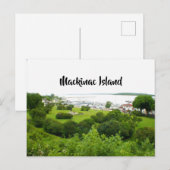 Insel Mackinac Postkarte (Vorne/Hinten)