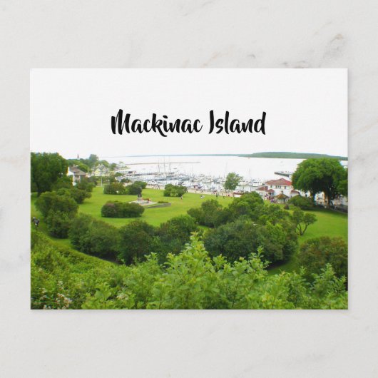 Insel Mackinac Postkarte (Vorderseite)