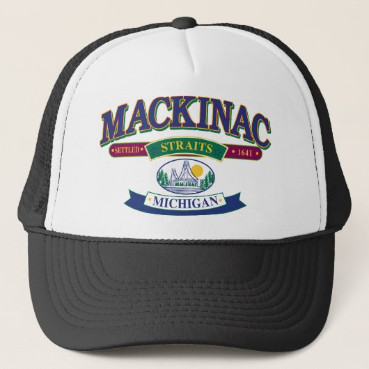 Insel Mackinac Truckerkappe (Vorderseite)