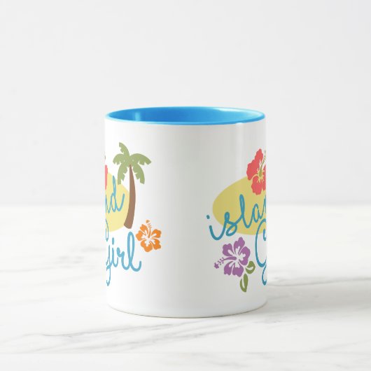 Insel Mädchen für Küche Tasse (Zentrum)