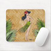 Insel-Mädchen Mousepad (Mit Mouse)