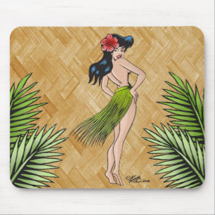 Insel-Mädchen Mousepad