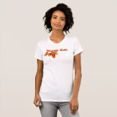 Insel-Mädchen-Orange T-Shirt (Vorne ganz)