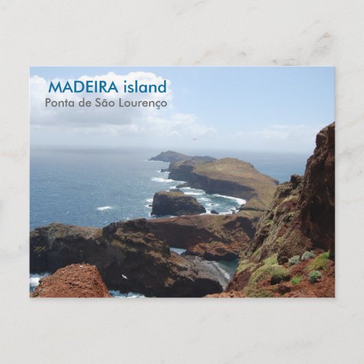 Insel Madeira, Ponta de São Lourenço Postkarte (Vorderseite)