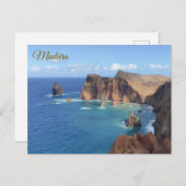 Insel Madeira Postkarte (Vorne/Hinten)