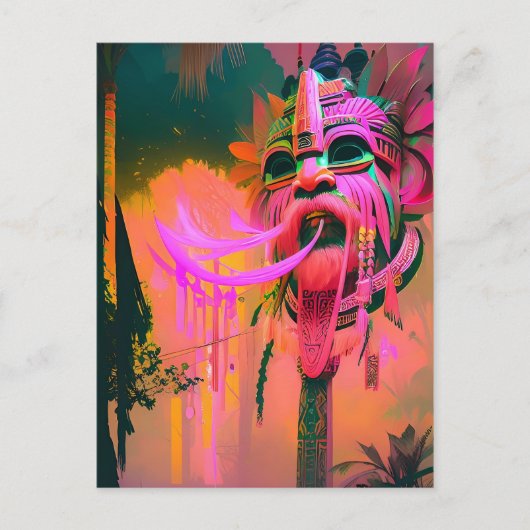 Insel Magie in der Luft Ken Gefecht Tropisch Postkarte (Vorderseite)