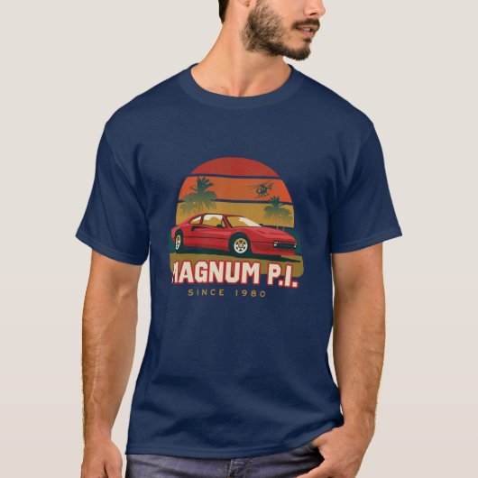 Insel Magnum PI T-Shirt (Vorderseite)