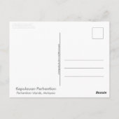 Insel (Malaysia) Postkarte (Rückseite)