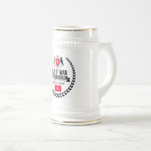 Insel Man Bierglas (VorderseiteRechts)