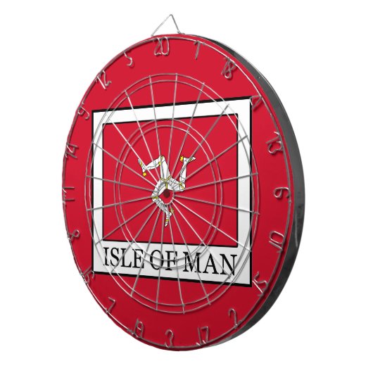 Insel Man Dartscheibe (Vorderseite rechts)