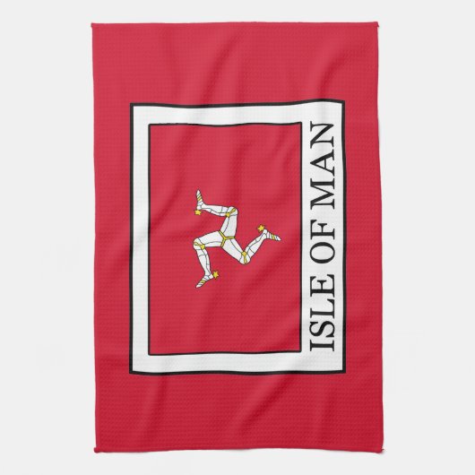 Insel Man Geschirrtuch (Vertikal)
