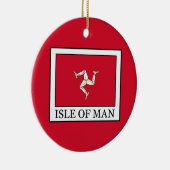 Insel Man Keramik Ornament (Rechts)
