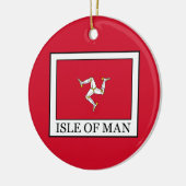 Insel Man Keramik Ornament (Links)
