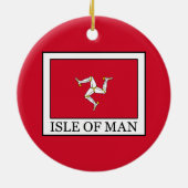 Insel Man Keramik Ornament (Hinten)