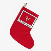 Insel Man Kleiner Weihnachtsstrumpf (Vorderansicht (hängend))