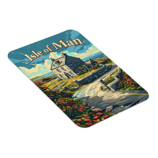 Insel Man Magnet (Rechte Seite)