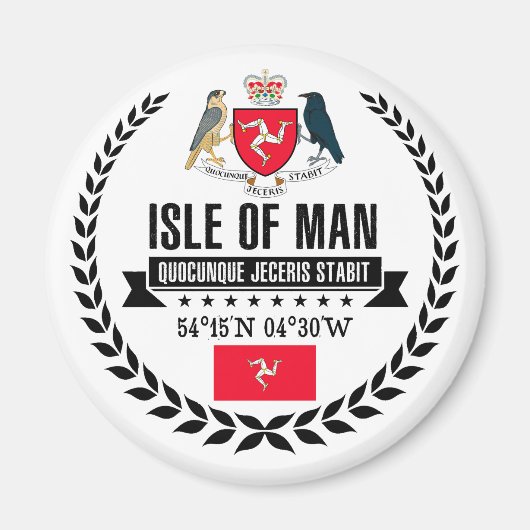 Insel Man Magnet (Vorne)