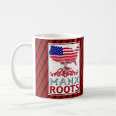 Insel Man Manx American Kaffeetasse (Links)