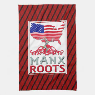 Insel Man Manx American Küchentuch