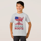 Insel Man Manx American T-Shirt (Vorne ganz)