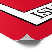 Insel Man Poster (Ecke)