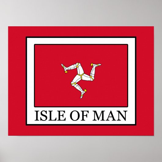 Insel Man Poster (Vorne)