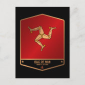 Insel Man Postkarte (Vorderseite)