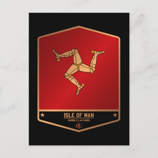 Insel Man Postkarte (Vorderseite)