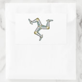 Insel Man Rechteckiger Aufkleber (Tasche)