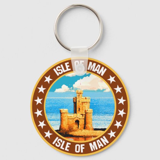 Insel Man Schlüsselanhänger (Vorderseite)