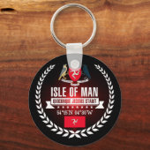 Insel Man Schlüsselanhänger (Vorderseite)