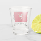 Insel Man Schnapsglas (Rückseite)