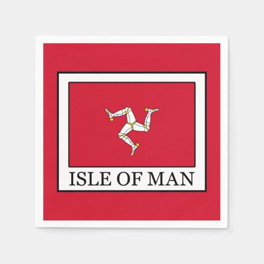 Insel Man Serviette (Vorderseite)