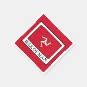 Insel Man Serviette (Ecke)