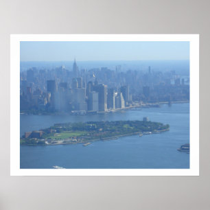 Insel Manhattan und Governors Poster
