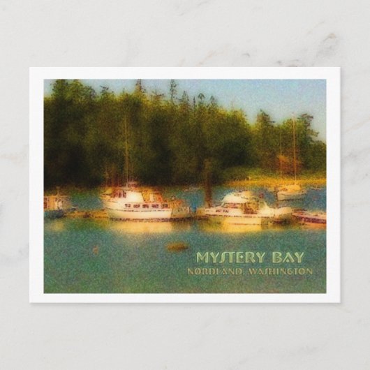 Insel Marrowstone, Washington Postkarte (Vorderseite)