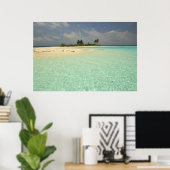 Insel Mathidhoo, unbewohnt, North Huvadhoo 3 Poster (Heimbüro)
