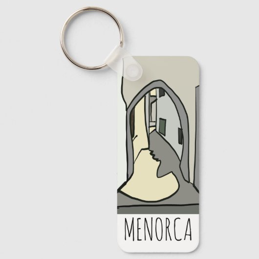 Insel Menorca Schlüsselanhänger (Vorderseite)