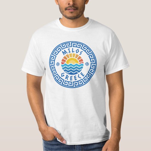 Insel Milos, Griechenland - Sonnenschein und Meer T-Shirt (Vorderseite)