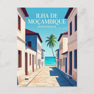Insel Mosambik Mosambik Postkarte