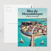 Insel Mosambik Mosambik Postkarte (Vorne/Hinten)