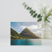 Insel Mount Postkarte (Stehend Vorderseite)