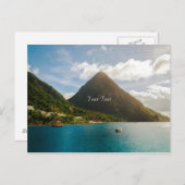 Insel Mount Postkarte (Vorne/Hinten)